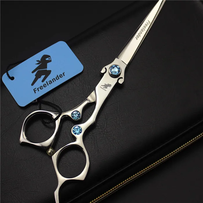 cutting scissors 6,0 дюймов индивидуальность сапфир старшего парикмахера магазинные ножницы инструменты для ухода за волосами прочный и тщательный мастерство - Цвет: cutting scissors