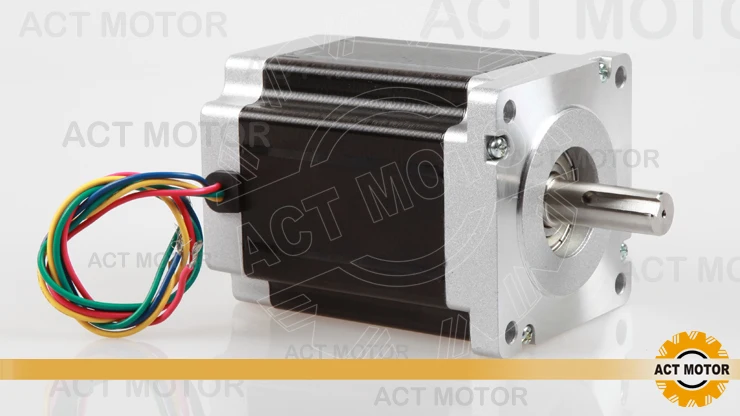 ACT 1PC Nema34 StepperMotor 34HS5460D12.7L34J5-1 1700oz-in 151mm 6A High Current&Low Inductance Engraving CNC US CA DE UK Free