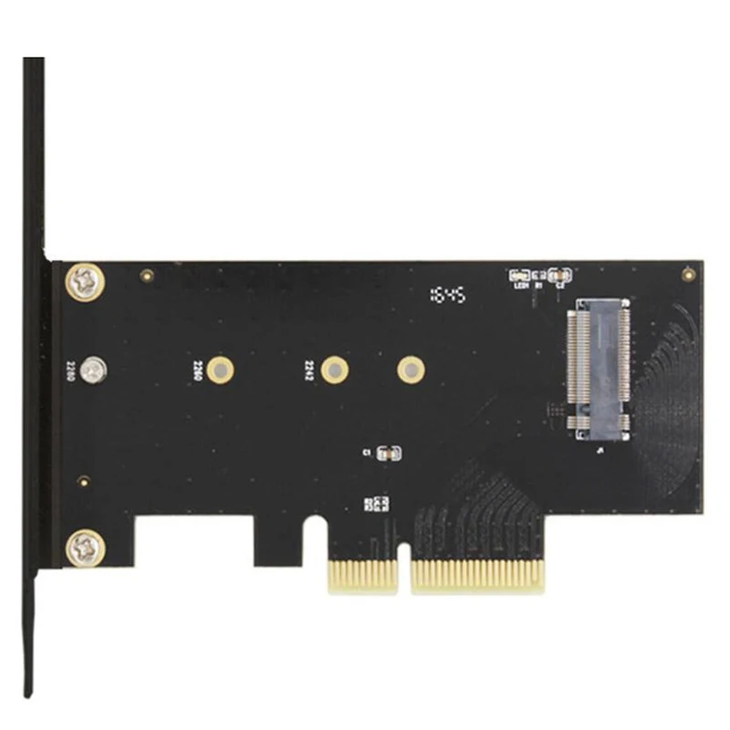 M.2 NVME SSD NGFF для pcie x4 адаптер M ключ интерфейс Поддерживаемые карты PCI Express 3.0x4 2230- 2280 Размеры M.2 Full Speed хорошее