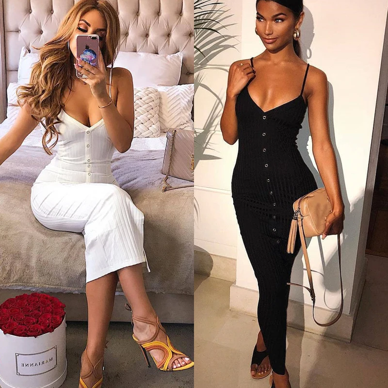 

young Fashion streetwear casual button dress summer strapless backless white long v neck dresses elegant mori girl fitted dress