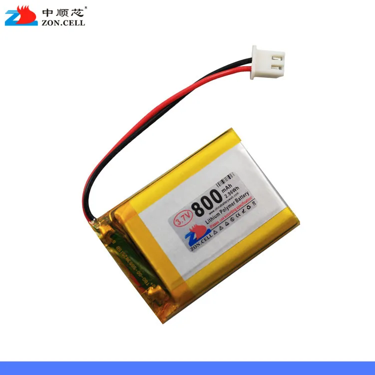 

In the 800mAh 3.7V speaker Bluetooth lithium polymer battery 453233323860 502035*2 Rechargeable Li-ion Cell