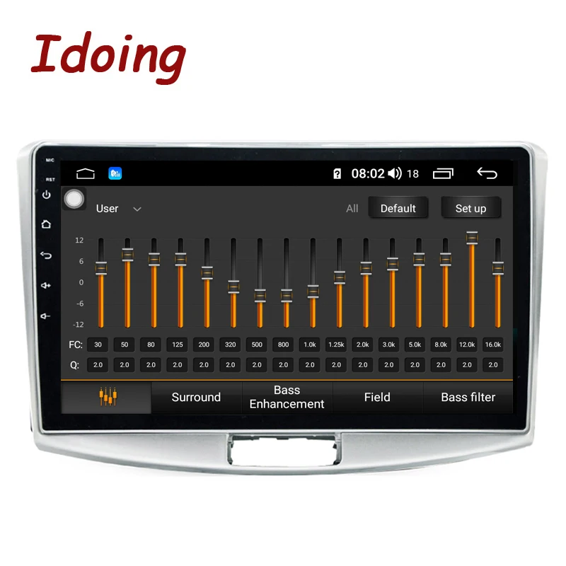 Sale Idoing 10.2"4G+64G 2.5D IPS DSP 8 Core Car Android 8.1 Radio Multimedia Player Fit PASSAT B7 Built-in GPS Navigation and GLONASS 2