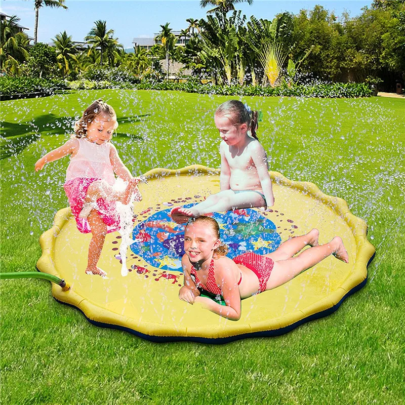 Children's Camp Mats Water filled Sprinkler Mat Outdoor Play Water