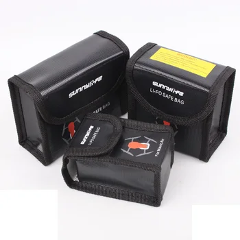 

3 in 1 Drone Fans Battery Case LiPo Safe Protective Storage Bag Explosion-proof for DJI MAVIC AIR