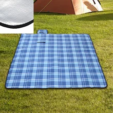 200*200 см Алюминий Водонепроницаемый складной Пикник Коврики Отдых на природе Beach Pad влагостойкий открытый Одеяло Коврики деревьев pad