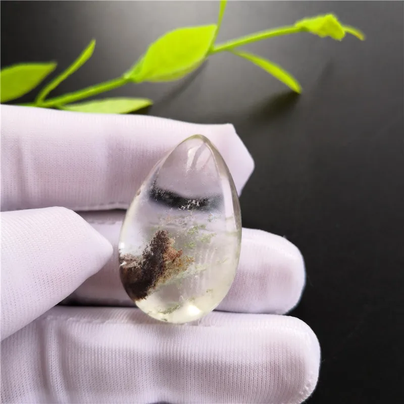 Натуральный фантомный кристалл кварца с камнем образец драгоценного камня лечение каменная подвеска креативное ожерелье Коллекция украшения