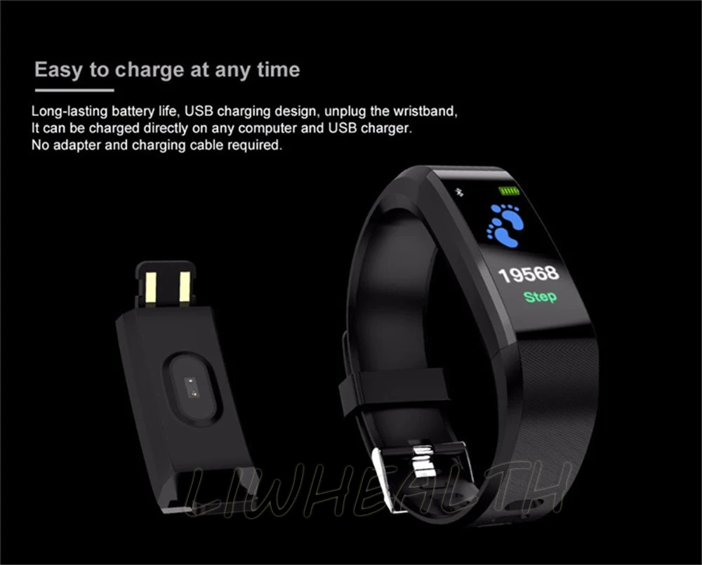 smart watch wristband id115 plus xiaomi mi band 2 3 (14)