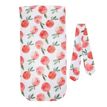 Пеленка для сна муслиновая пеленка для маленьких мальчиков и девочек+ повязка на голову, 2 предмета, Детские хлопковые одеяла с принтом для новорожденных, новинка года