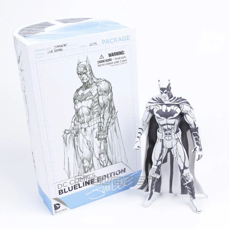 

DC COMICS Batman Blueline Edition PVC Action Figure Collectible Model Toy 16.5cm