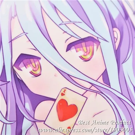 no game no life shiro pillow cushion dakimakura04
