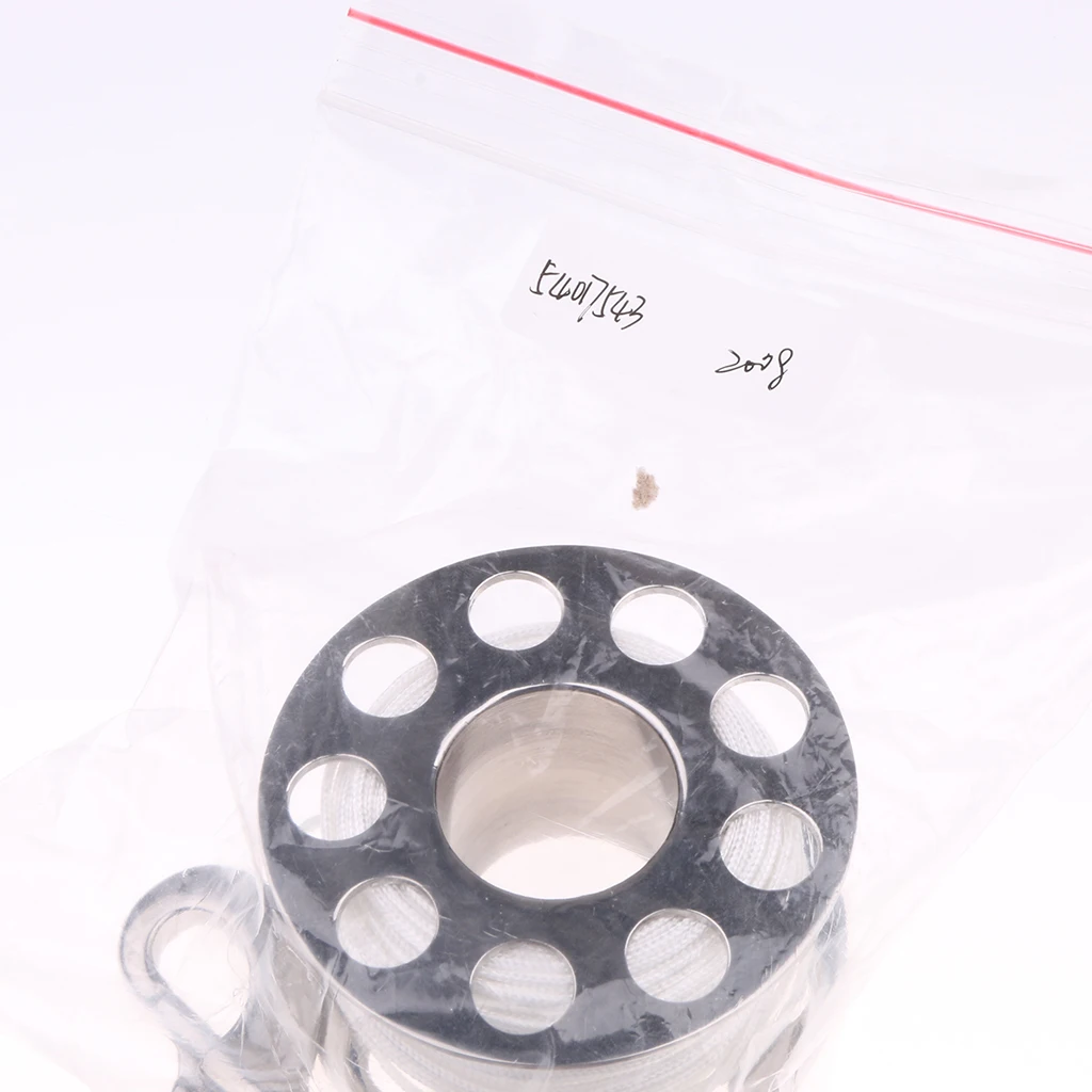Perfeclan 2019 New Arrival Finger Reel with Stainless Steel Clip Scuba Spool 31m Line Scuba Spool Line Finger Spool