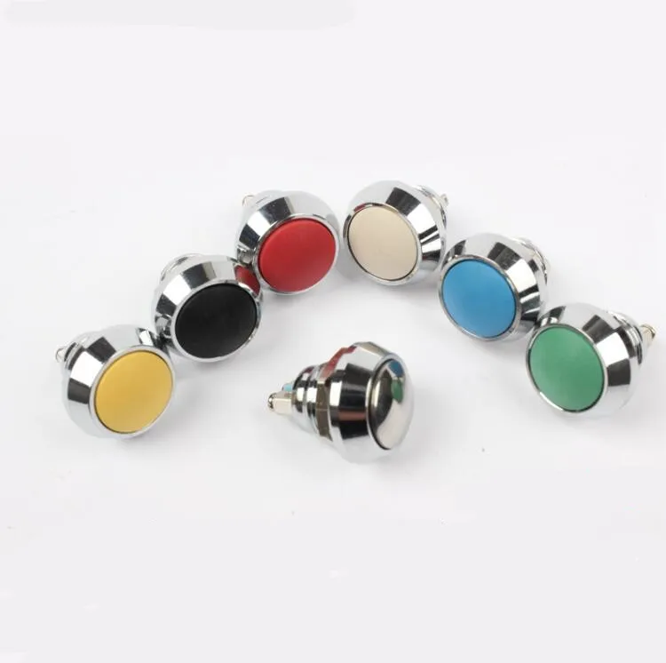 

12mm different colour reset Metal Push Button Switch normally open Waterproof Push Button Switch for starting switch