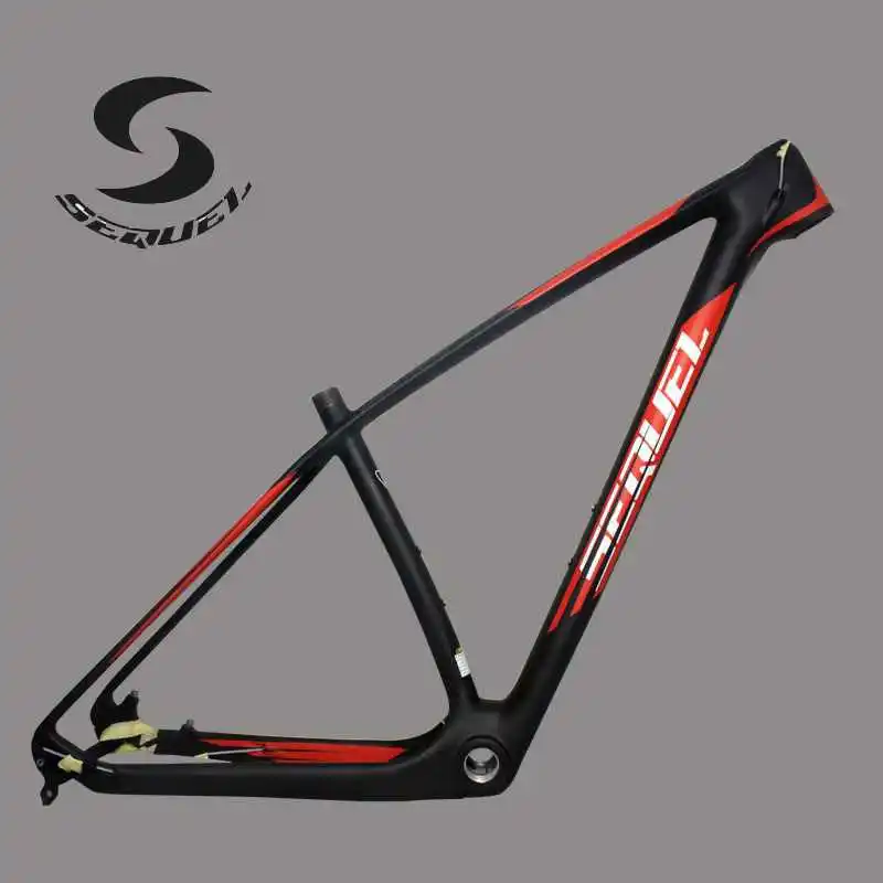 Sequel Brand carbon mtb frame 142*12 and 135*9mm carbon frame carbon 29er BB68/BB30 mountain bike frame with promotion price