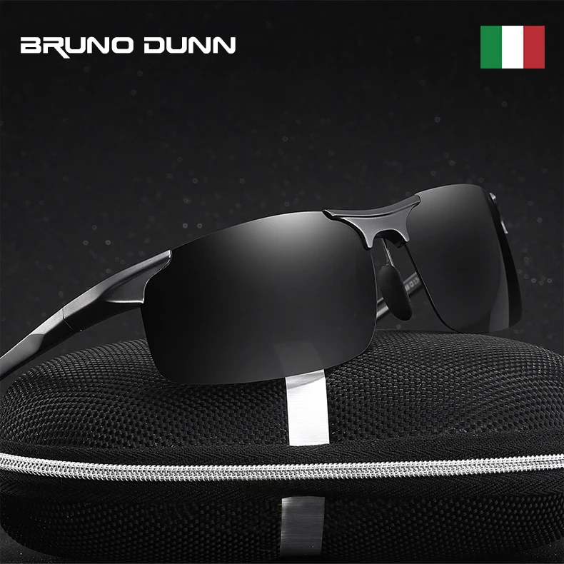 Бруно Данн поляризационные мужские солнцезащитные очки sunglases sports zonnebril mannen lunette soleil homme oculos de sol masculino aviador