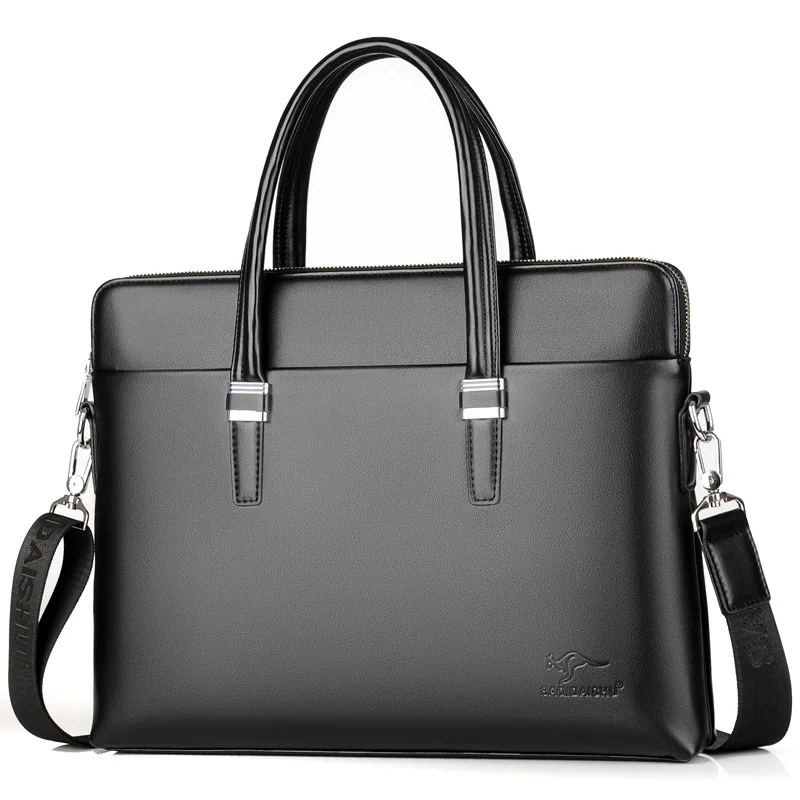 الكلاسيكية الرجال حقيبة أعمال بو حقيبة يد جلدية الذكور عارضة الكتف Crossbody حقيبة حقيبة للكمبيوتر المحمول السفر حقيبة للرجال