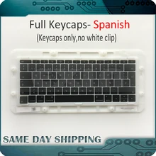 Laptop A1706 A1707 A1708 Spanish Spain Keyboard Key Cap for Macbook Pro Retina 13″ 15″ Keys Keycaps Late 2016 Mid 2017