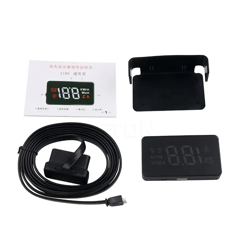 Kebidumei автомобильный HUD Дисплей автомобиля OBD2 II EUOBD превышение - Цена: 
