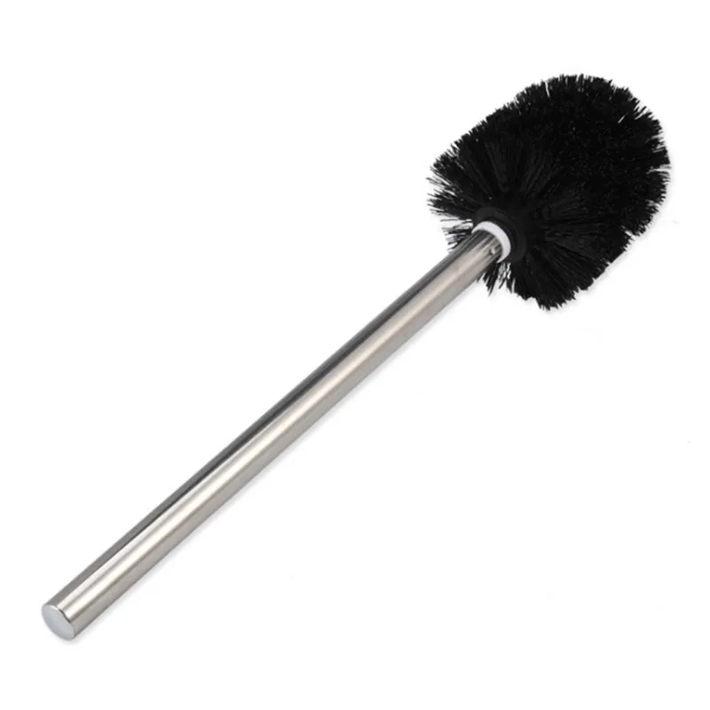 2pcs Toilet Brush Plastic Toilet Brushes with Stainless Steel Handlein
