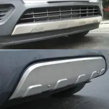 Нержавеющая сталь спереди+ сзади бамперы автомобильные аксессуары бампер охранник доска 2 шт. пригодный для Vauxhall Opel Mokka/Buick Encore 2013