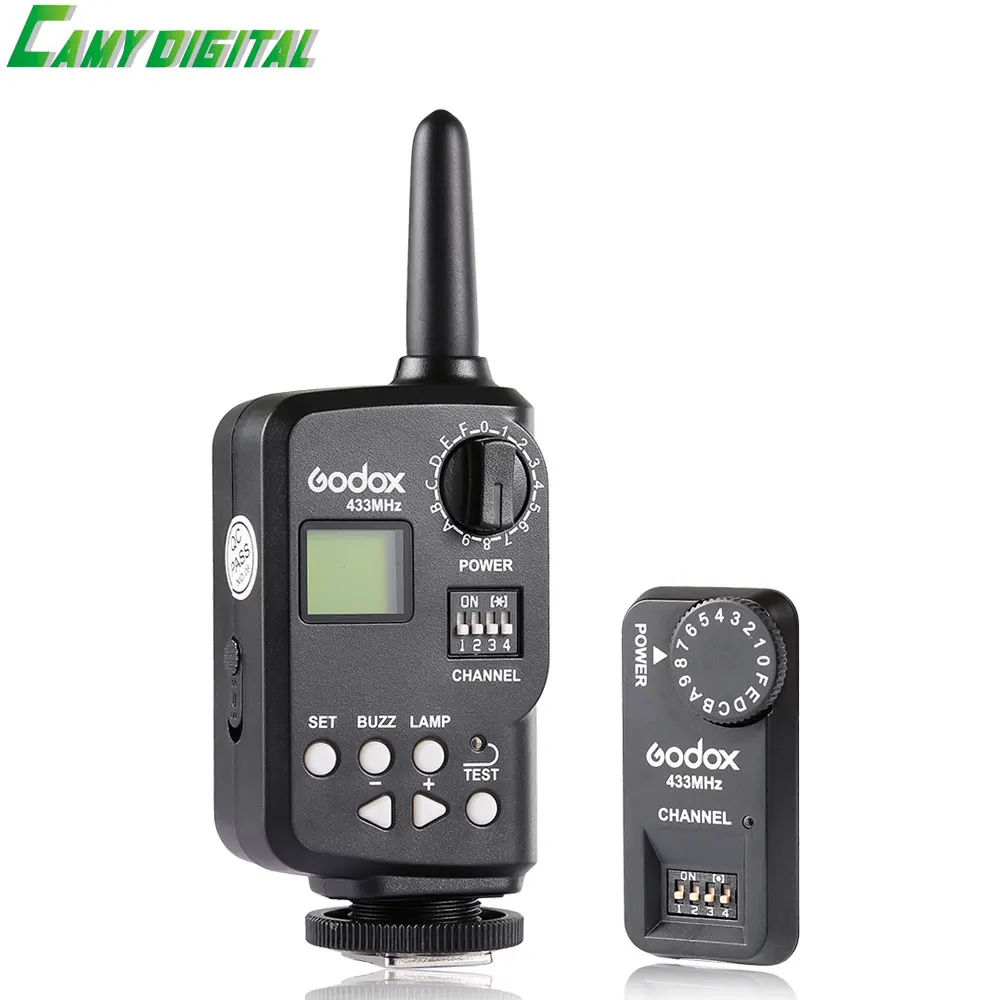 

Godox FT-16S 433MHZ Wireless Control Power Flash Trigger Transmitter+Receiver Kit For Godox V850/V860II/TT685C/V685N/TT600