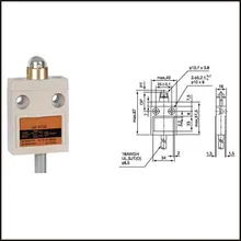 Switch travel limit switch 15A Electrical Safety Key Interlock switch Compact Prewired switch CZ-3102 cntd brand limit switch 12v ip68 waterproof enclosed switch cz 3111