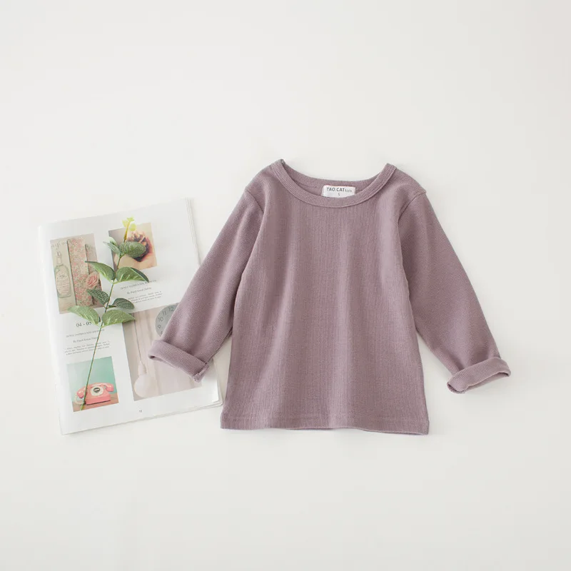 MILANCEl/Новинка г.; Осенняя детская рубашка; Базовая стильная блузка для мальчиков; хлопковая рубашка для девочек; одежда в полоску для мальчиков