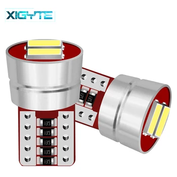 

2PCS Car Styling Car Auto LED T10 Canbus 194 W5W 2 SMD 5630 LED Light Bulb No Error LED Light Parking T10 LED Car Side Light