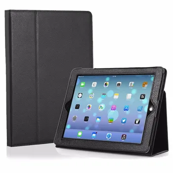 

Classical PU Litchi Leather Case Cover Pouch Stand For Apple ipad 4&ipad 3&iapd 2 Free shipping 20pcs/lot