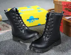 Новая детская зимняя обувь водонепроницаемые детские зимние ботинки; ботинки на резиновой подошве для мальчиков и девочек спортивные