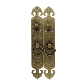 

[Haotian vegetarian] antique copper handle door handle door handle screen sash antique copper handle HTC-1