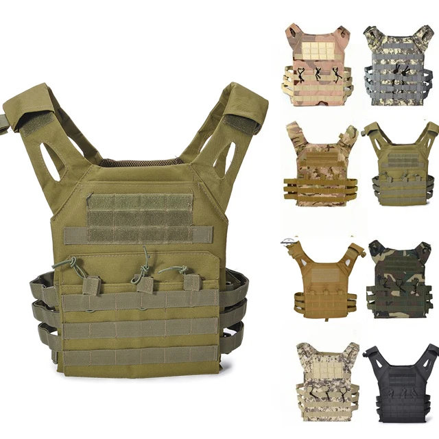 9color Camouflage Tactical Multicam Vest Combat JPC Vest Outdoor Hunting Wargame Paintball Protective Vests