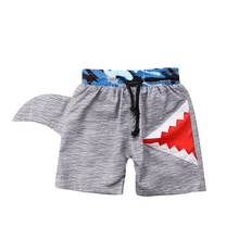 Новая детская одежда для мальчиков младенец Мужские Шорты для купания хлопковые камуфляжные акулы летние шорты для плавания плавки штаны для тренировок; брюки с рисунком купальник