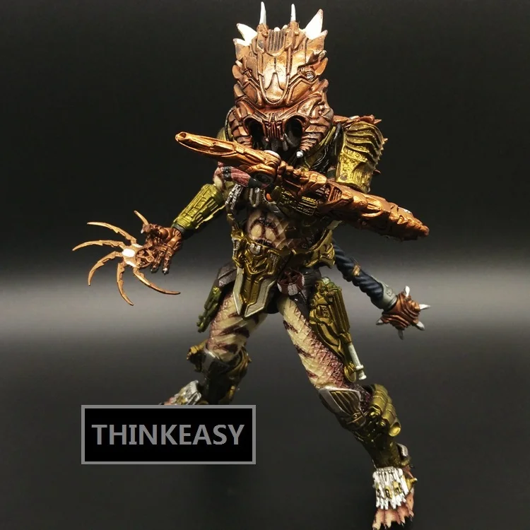 Aliens vs Predator AVP Ganso Lone wol Joint can move doll movie Person Model Decoration figure Toys gift computer table decorate