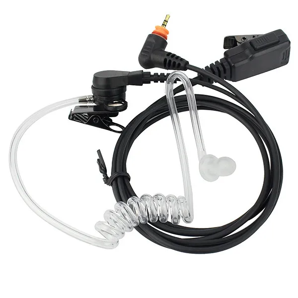Hot MIC Speaker PTT Covert Acoustic Tube Earpiece (3)
