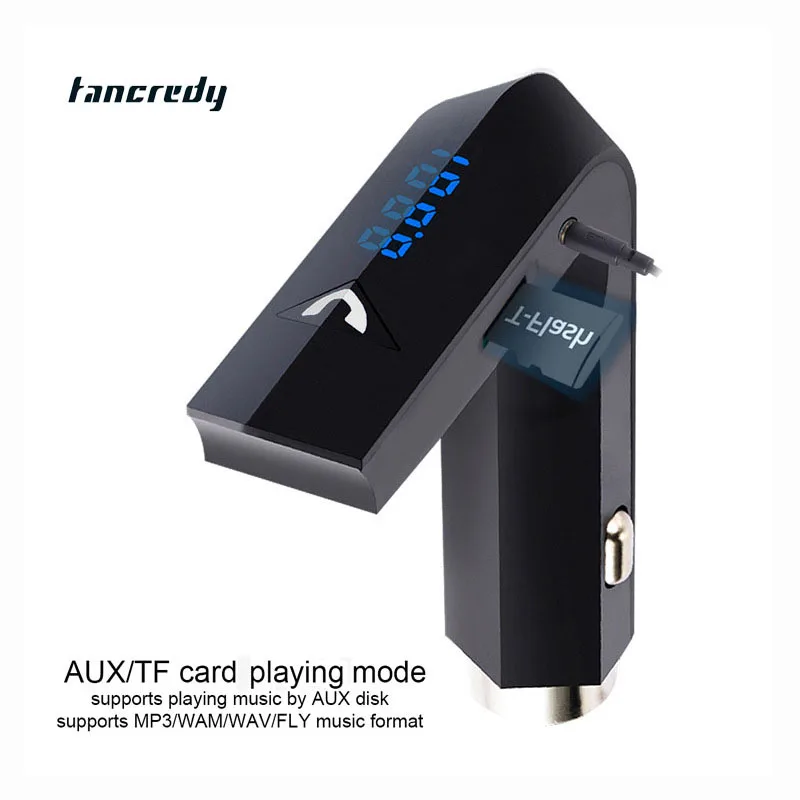 Car MP3 Player Bluetooth FM Transmitter Safety Hammer Car Hands Free