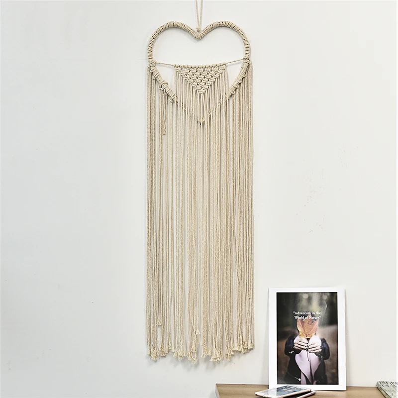 Cotton Yarn Dreamcatcher With Tassels Handmade Wall Hanging Macrame Retro Kids Craft Girls Room Baby Indian Decorations For Home|Ловцы снов