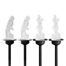 2шт 3LED солнечный газон уличный светильник водонепроницаемый сад двора пейзаж лампа домашний декор