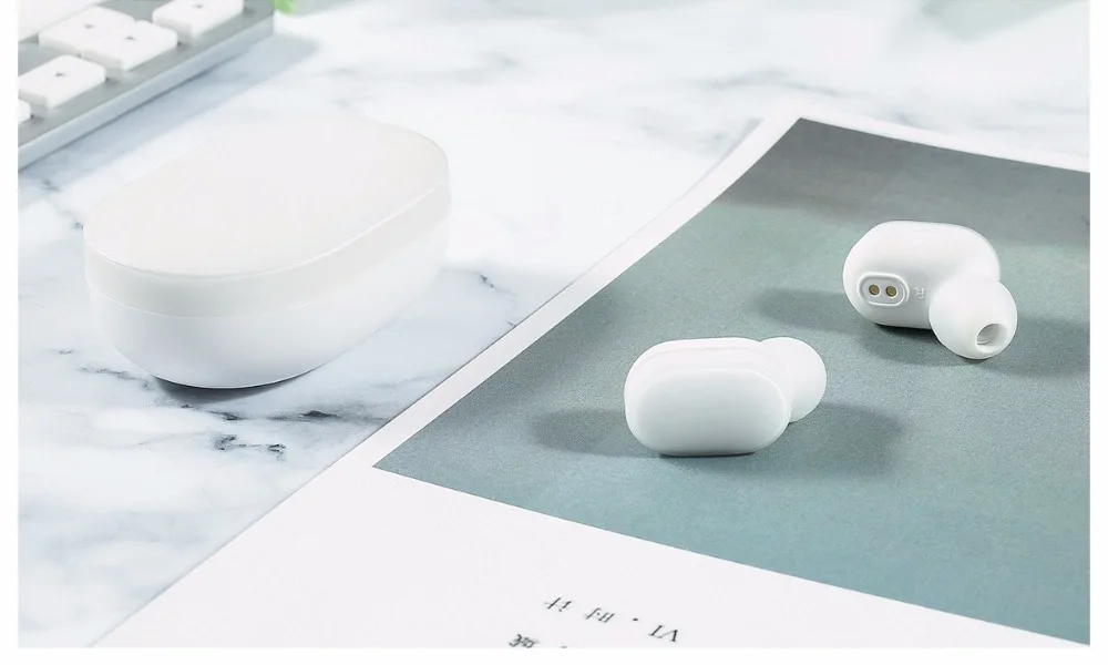 Xiaomi Mijia Airdots Беспроводные Bluetooth 5,0 наушники Молодежные стерео Бас версия с микрофоном громкой связи управление AI