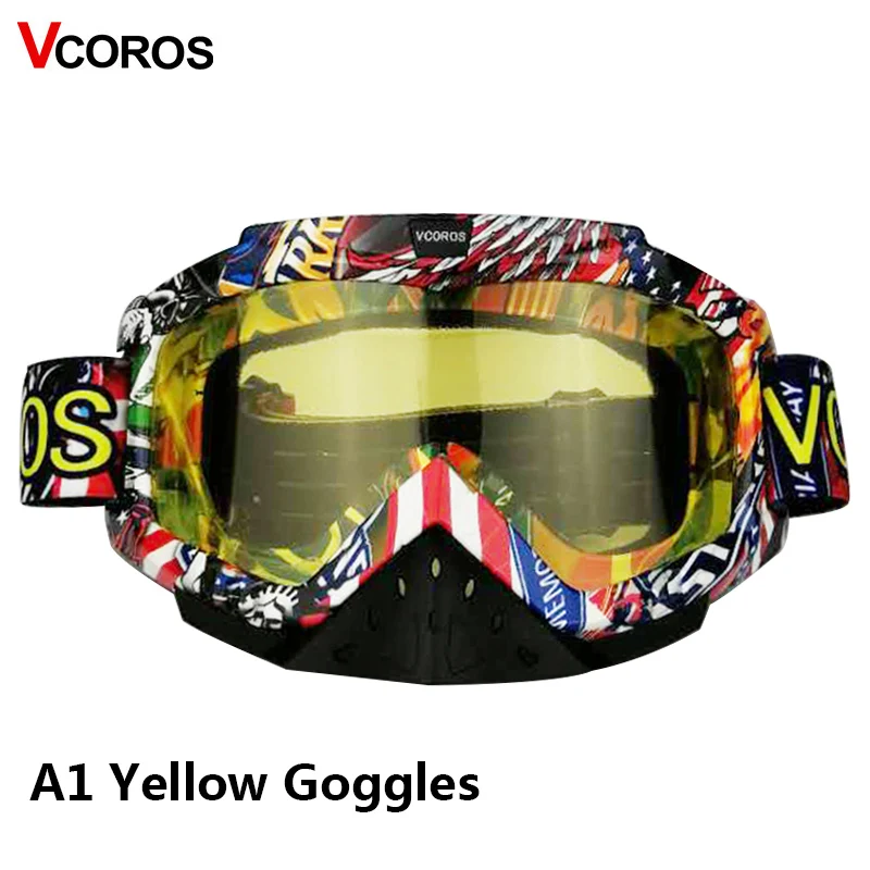 Новинка Vcoros шлем для мотокросса gafas ATV MX dirt bike гоночные очки мотогонок горные и