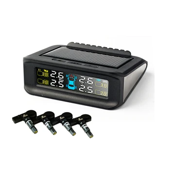 

Solar Power charging Smart Car TPMS Tyre Pressure Monitoring System Wireless Digital LCD Display Auto Security Alarm systemTP860