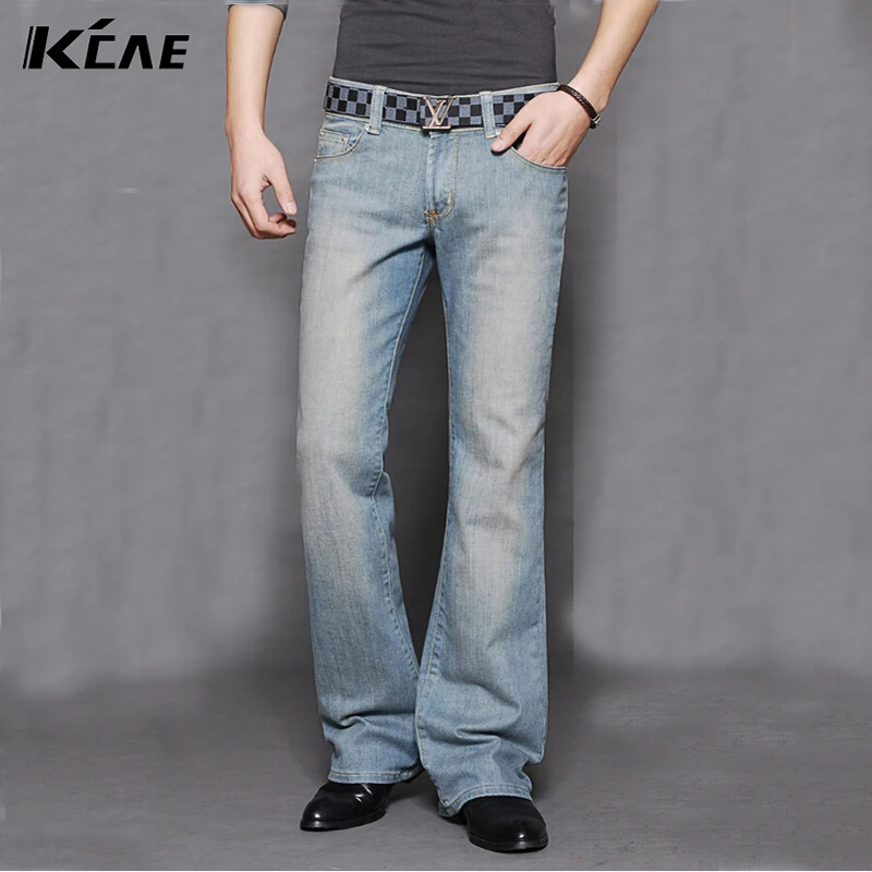 mens denim bell bottoms