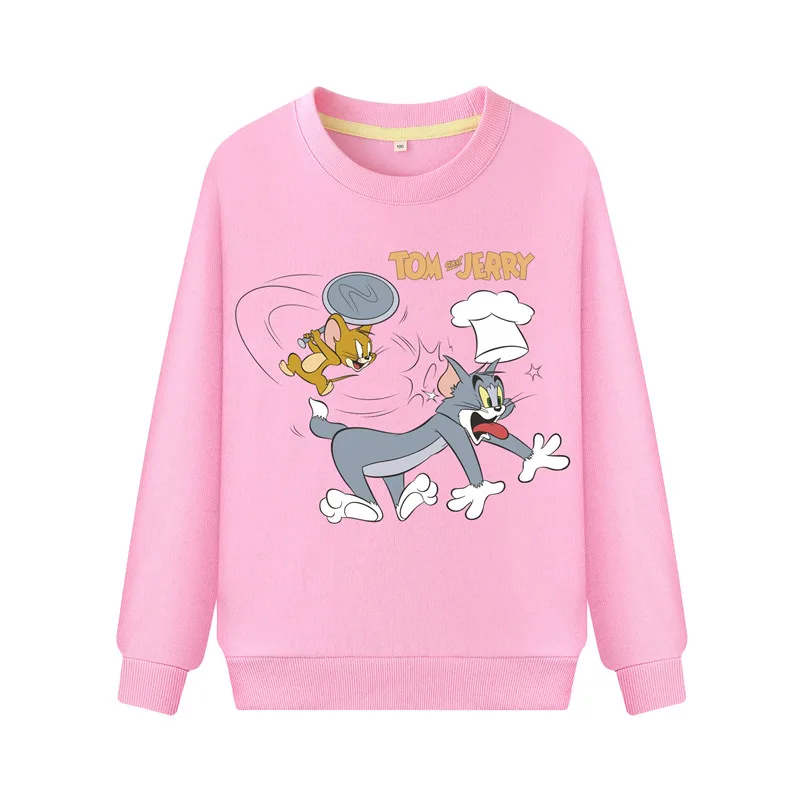 Cotton Kids Boys Girls Sweatshirt Long Sleeve Children Cartoon Hoodie Costume