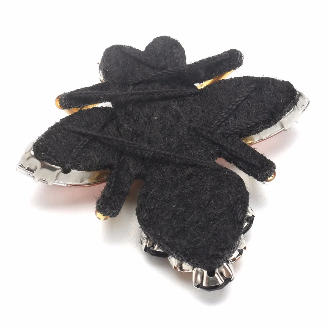 1pc New Bee Sequins Rhinestones Beads Fabric Appliques Patches Brooches Sew On DIY