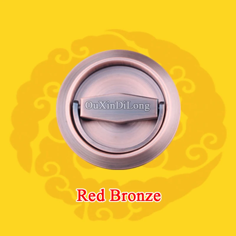 Red Bronze Новая одежда для маленькой девочки 2 шт./лот 304 ручки из нержавеющей стали Скрытая встраиваемые Невидимый тянуть огнеупорная дверь ручки для шкафа ручки для мебели оборудования - Цвет: Red Bronze