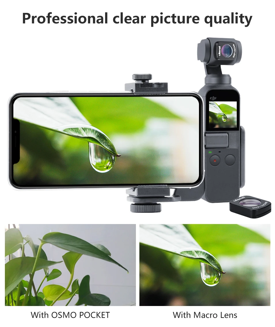 Ulanzi Osmo карманные широкоугольные линзы для объектива камеры для DJI Osmo Карманный карданный макро объектив osmo карманные аксессуары