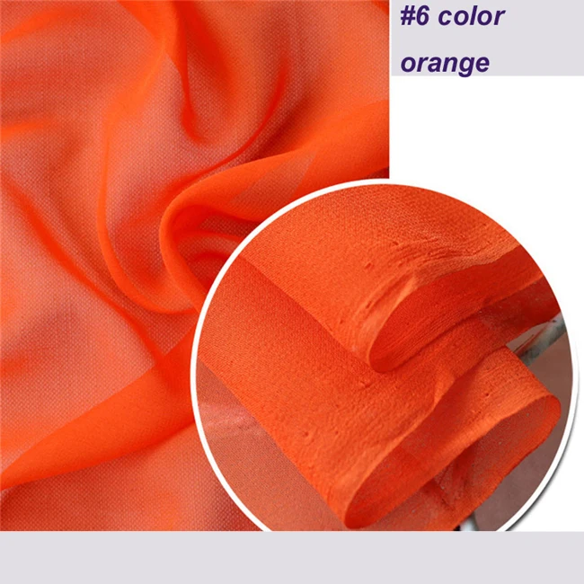 75D polyester fabric for dress imitation silk material solid
