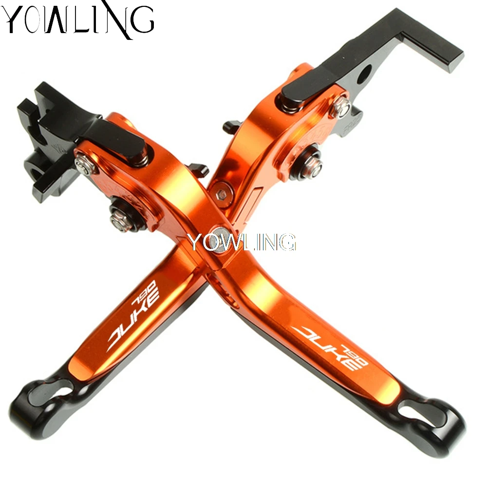 Для KTM DUKE790 DUKE 790 мотоциклетные тормозные рычаги Алюминиевый Регулируемый складной выдвижной тормозной рычаг сцепления 790 DUKE
