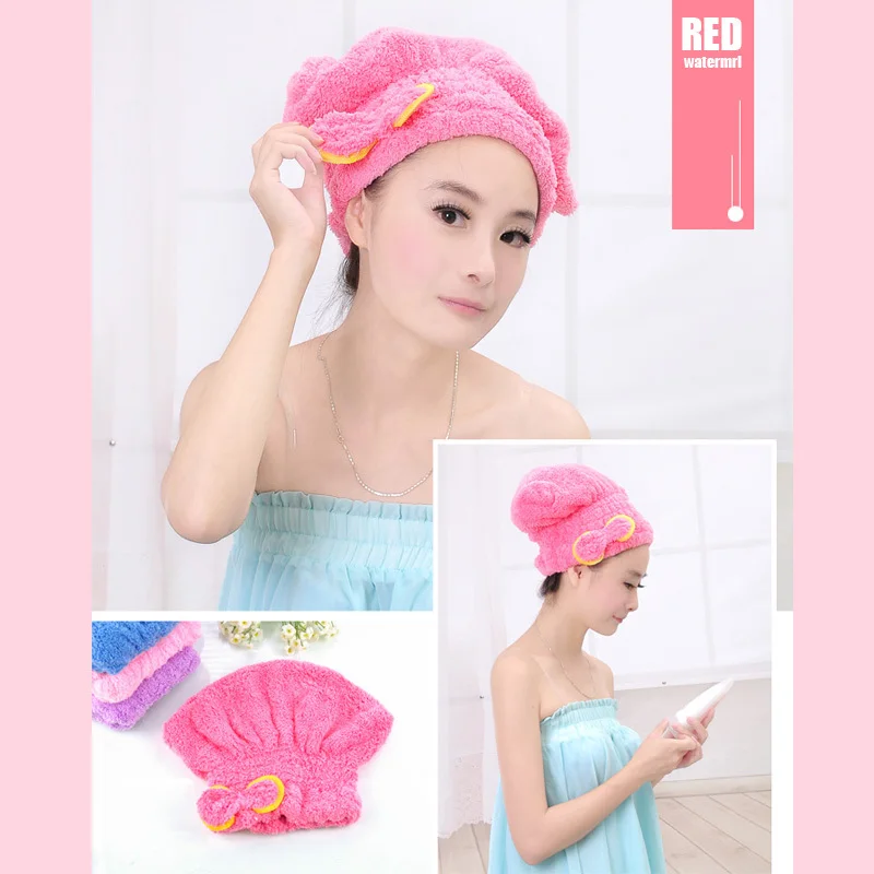 Lovely-Bowknot-Coral-Vevet-Strong-Water-Absorption-Hair-Dry-Shower-Bath-Caps-Hats-69847 (2)