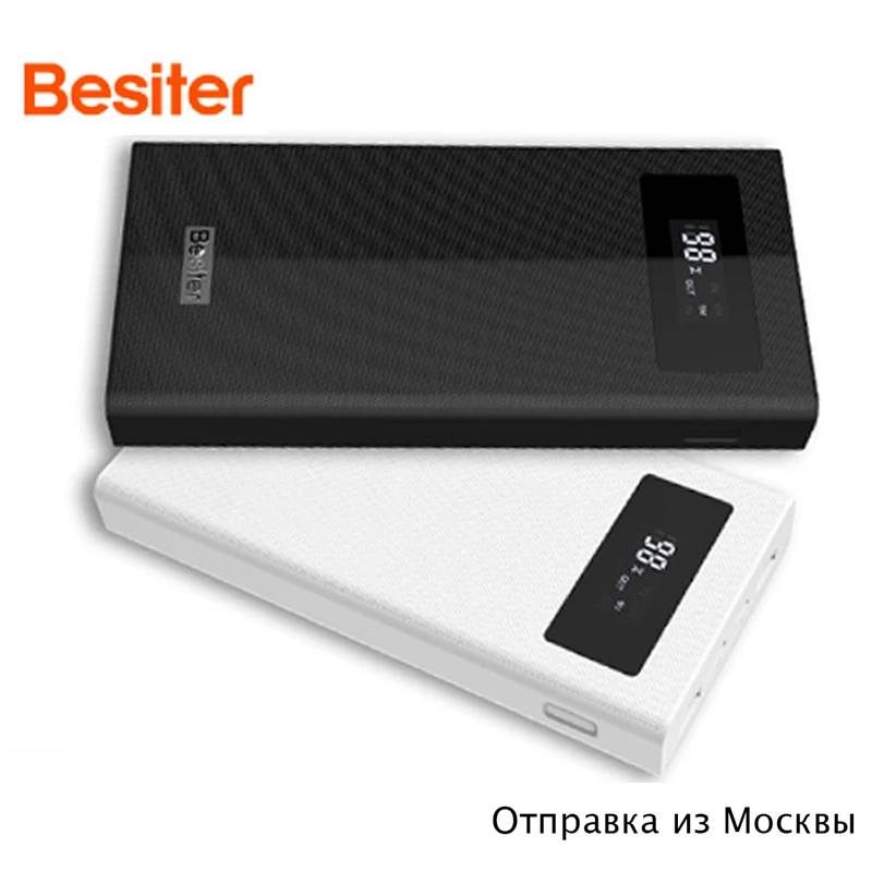  Original Besiter Power Bank 20000 mAh 2 Quick Charge 3.0 PowerBank Portable Charger External Batter