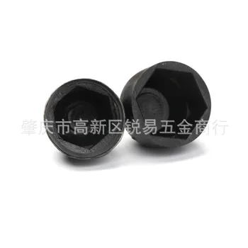 

145pcs Black Rubber Hexagon Nut Cover Box Protective Cap M4M12 Bolt Cap